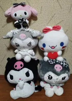 クロミ＆マイメロ＆シナモンロール✨️新品未使用タグ付き✨️ぬいぐるみ５種類セット