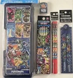 新品未開封 ポケモン筆箱 文具5点セット