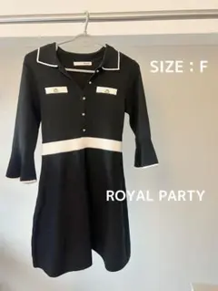 ROYALPARTY 黒ワンピース　F