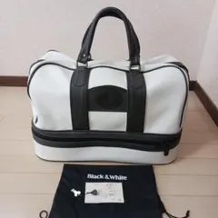 【美品】Black&Whlte ダッフルバッグのサムネイル