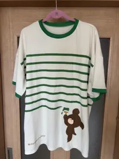 学研保育士エプロン　くまのがっこう半袖チュニック