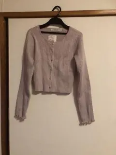 新品タグ付き　しまむら　ラメショートCDカーディガン