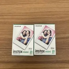 富士フィルム チェキフィルム instax mini 20枚入×2箱 40枚