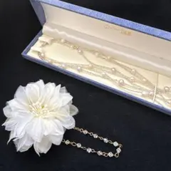 パール 多重ネックレス 専用ケース付き　コサージュ付き　卒業式入学式など