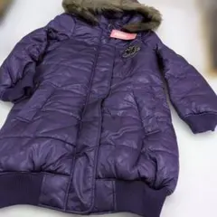 #MG.フード付きパープルキルティングジャケットHbG未使用