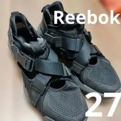 【リーボック】メッシュスニーカー27黒