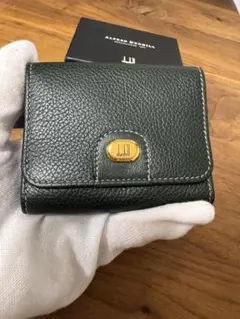 063/未使用 dunhillダンヒル 二つ折り財布 ブラック シボ革 小銭入れ 063/未使用 dunhillダンヒル 二つ折り財布 ブラック シボ革 小銭入れ