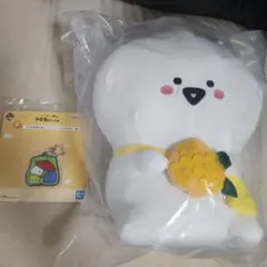 お文具といっしょ 一番くじ A賞 F賞 ぬいぐるみ ラバーキーホルダー