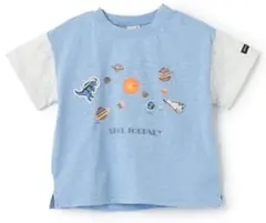 【新品未開封】petit main 宇宙グラフィック半袖Tシャツ