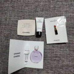 CHANEL サンプルセット香水　 レ ベージュ ファンデ　クリーム　ピンバッジ