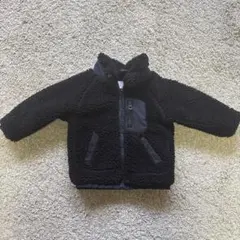 ブラック ボアジャンバー　フード付き