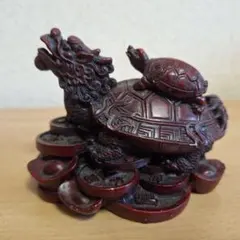 神龍亀」置物 中国骨董 古玩 中国美術 亀10000年 長寿縁起物 - メルカリ