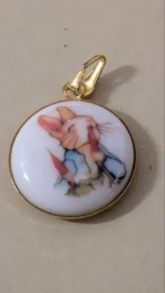 【希少 】ピーターラビット JHB刻印 ペンダントトップ レトロ