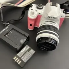 PENTAX Kr White Pink Digital SLR Camera Body