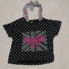 サイズ140 ドット半袖シャツ