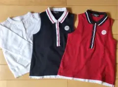 コムサイズムポロシャツ2点とGUカーディガン　３点セット