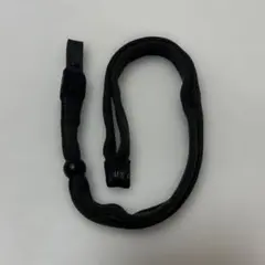 【使用僅】★チャムス★ファブリックストラップ★黒★クリップ付き★全長39センチ