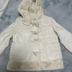 NICE CLAUP ナイスクラップ　ムートン　ダッフルコート　フード