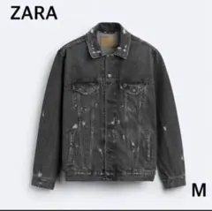 完売】美品ZARA ジャガードデニムジャケット パンツ セットアップ M
