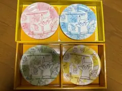 ポケットモンスター 4枚セット お皿 4色