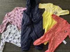 ユニクロ　ベビー　ロンパース　ダウン　下着　まとめ売り