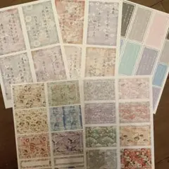 ✣BONHEUR PAPIER様✣ 素材シート コラージュ素材 おすそ分け - メルカリ