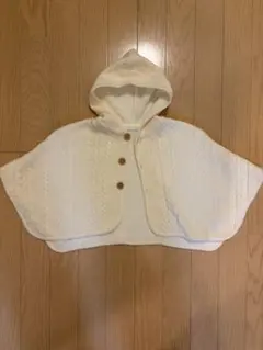 【美品】ミキハウス ポンチョ 70cm 80cm 90cm