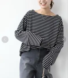 relume ボーダーカットソー　TORRAZZO DONNA ブラック　美品