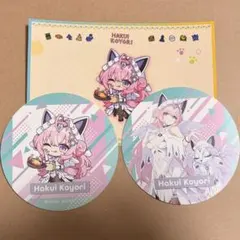 博衣こより　ホロライブ　CAPCOM CAFE　コースター・ポストカードセット