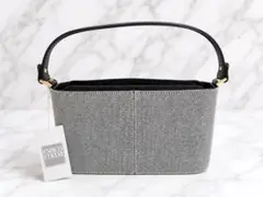 【新品タグ付き】ENRICO COVERI ハンドバッグ 上品 シンプル グレーのサムネイル