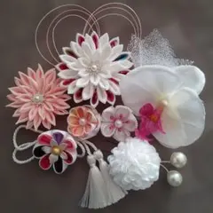 つまみ細工髪飾り成人式卒業式