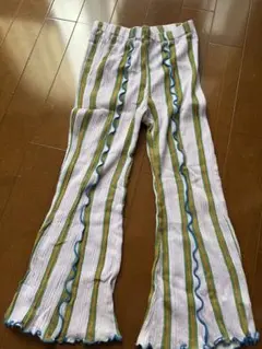 MARKETY'S ストライプ フレアパンツ 120cm