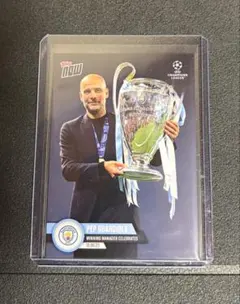 Topps NOW ペップ・グアルディオラ 記念カード マンチェスターC