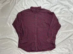 【90s〜00s 】紺タグOLD UNIQLO チェックシャツ