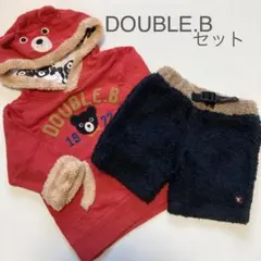 ダブルビー  パーカー トレーナー＆パンツセット　90cm