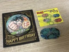 僕のヒーローアカデミア バースデー 缶バッジ カラフルチェーン まとめ売り‼️