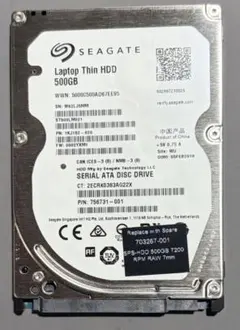 Seagate Laptop Thin HDD 500GB 2.5インチ HDD