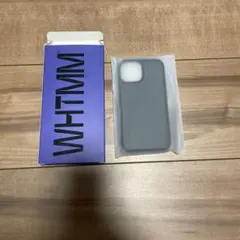 iPhone 13 mini, 12 mini WHTMM グレー ソフトケース