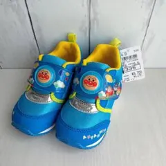 【新品未使用】アンパンマン　スニーカー　ブルー　14
