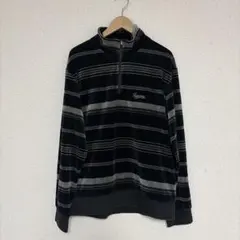 Supreme ボーダーベロアジップアップ