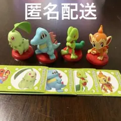 チョコエッグ　ポケモン　キモリ　ワニノコ　ヒコザル　チコリータ