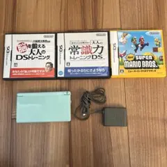 任天堂 DS Lite ミントグリーン 本体とゲーム3本