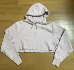 チャンピオン スウェット パーカー リバースウィーブ ショート丈 リメイク S