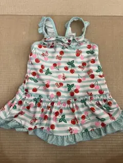 チェリー柄 ワンピース水着 100cm