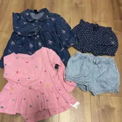 baby gap ワンピース　トップス　ロンT ショートパンツ