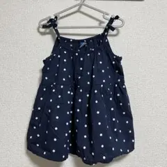 OLDNAVY トップス　キャミソール　110cm ネイビー　水玉　女の子のサムネイル