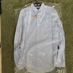 【ZARA】水色　ワイシャツ M