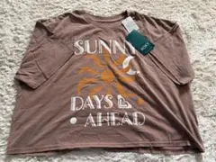 ROXY 半袖 Tシャツ ブラウン SUNNY DAYS AHEADのサムネイル