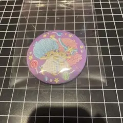 サンリオ　刺繍缶バッジ　キキララ