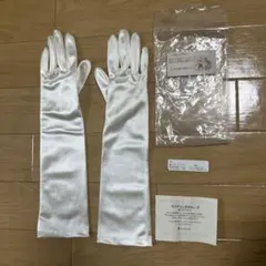 タカミブライダル ウェディンググローブ サテン ホワイト